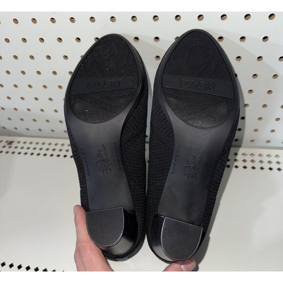 LifeStride Marcia Womens Slip On Heeled Ankle Boots Booties Size 10 Black - Picture 7 of 9